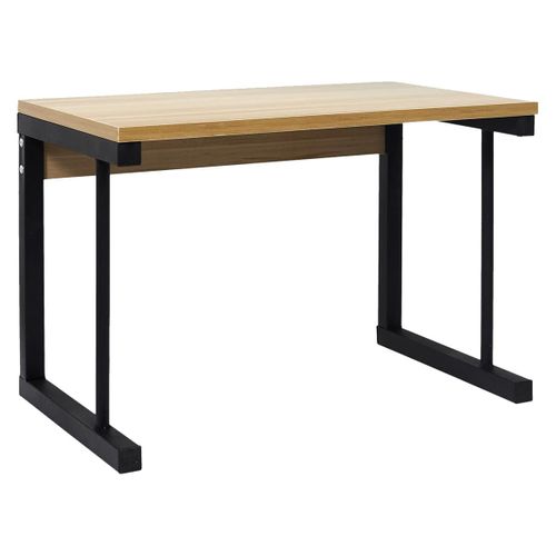 Organisateur Pour Micro-ondes Métal Noir Et Aspect Bois - Seishi