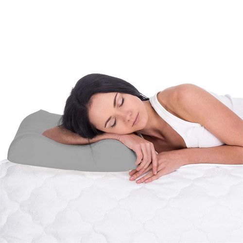 Oreiller à Mémoire De Forme Gris Avec Sangle - Tiyo