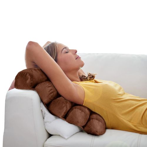 Coussin De Relaxation Modulable Tissu Doux Gris - Yoggy