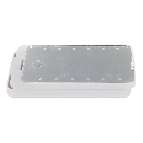 Boîte à Maquillage Miroir Lumineux LED Pivotant + 5 Pinceaux - Anesty