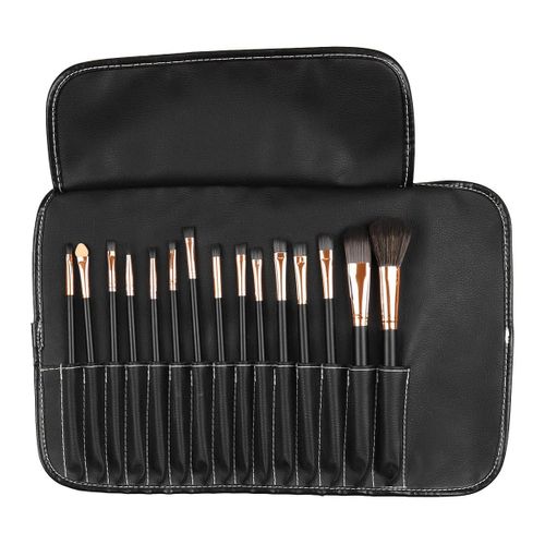 Kit Complet Trousse De 15 Pinceaux De Maquillage - Stilla