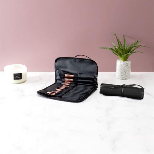 Kit Complet Trousse De 15 Pinceaux De Maquillage - Stilla