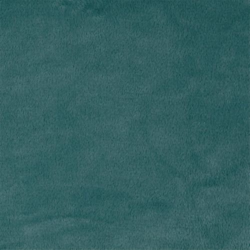 Plaid Flanelle 125x150cm Uni Bleu Canard - Essentiel