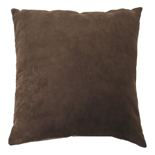 Coussin Patchwork 40x40cm Aspect Vieux Cuir Déhoussable - Metro