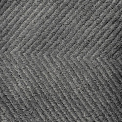 Plaid Ultra Doux 140x200cm Imitation Fourrure Texturée Grise Et Sherpa - Katsu