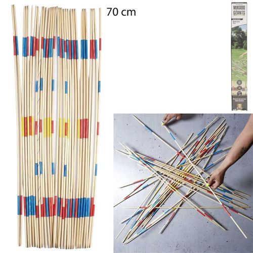 Jeu De Mikado Géant En Bois (h70 Cm) - Staboo