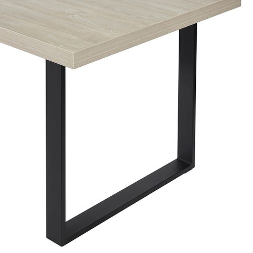 Ensemble Séjour Complet Aspect Lames De Bois Finition Beach Et Noir - Thomas