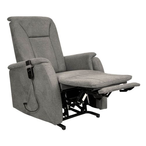 Fauteuil Relax Releveur Tissu Polyester Traité Hydrophobe Taupe - Narvik
