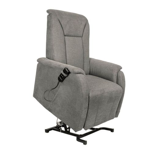 Fauteuil Relax Releveur Tissu Polyester Traité Hydrophobe Taupe - Narvik