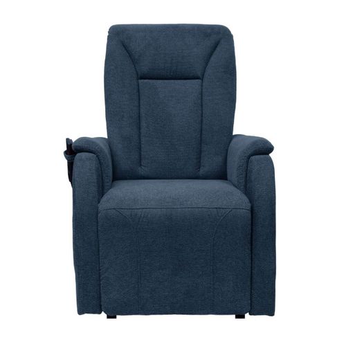 Fauteuil Relax Releveur Tissu Polyester Traité Hydrophobe Bleu - Narvik