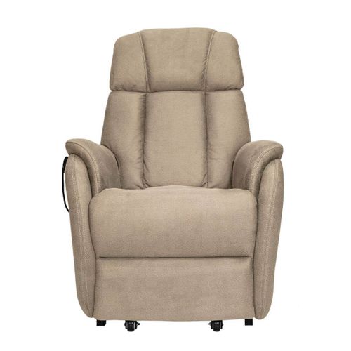 Fauteuil Relax Releveur Tissu Polyester Beige - Spazio