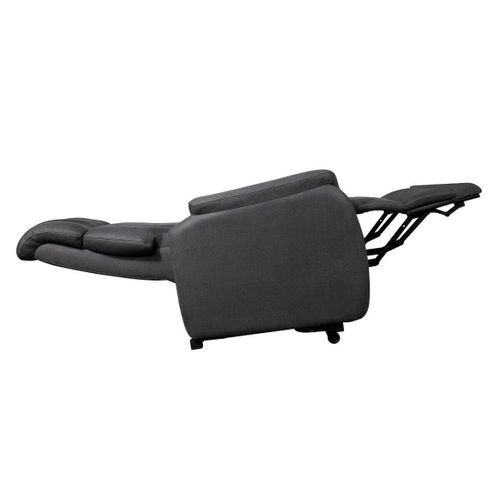 Fauteuil Relax Releveur Tissu Polyester Gris - Spazio