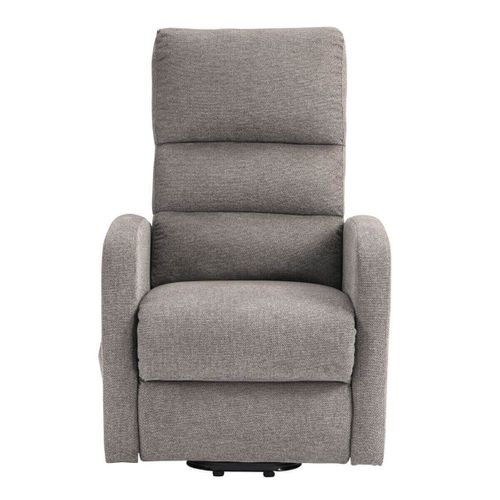 Fauteuil Relax Releveur Tissu Polyester Traité Hydrophobe Taupe - Tiksi