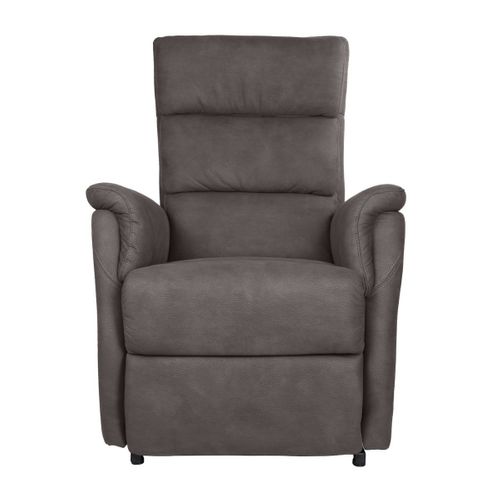 Fauteuil Relax Releveur Tissu Polyester Imitation Cuir Gris - Millor