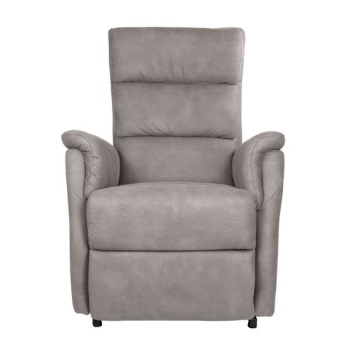 Fauteuil Relax Releveur Tissu Polyester Imitation Cuir Beige - Millor