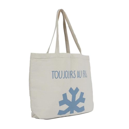 Tote Bag Isotherme (10l) Blanc Avec Message "toujours Au Frais" - Frisca