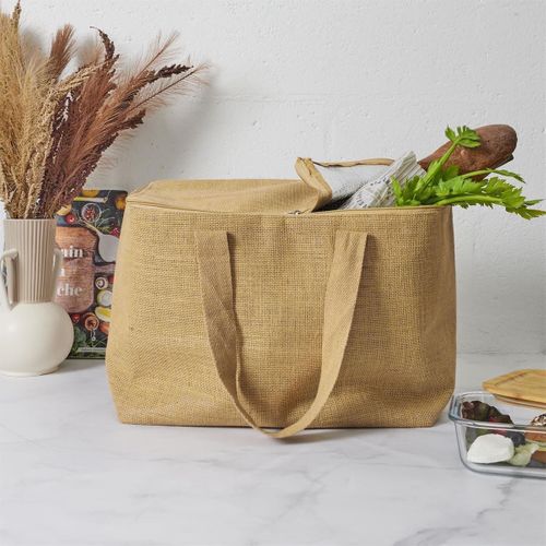 Sac Isotherme Déperlant En Toile De Jute Beige (40x30 Cm) - Jutty