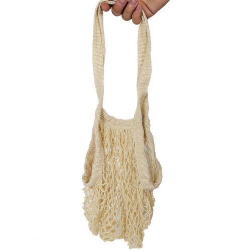 Filet à Provisions Réutilisable Blanc Avec Message "green Spirit"  + Pochon - Ecofil