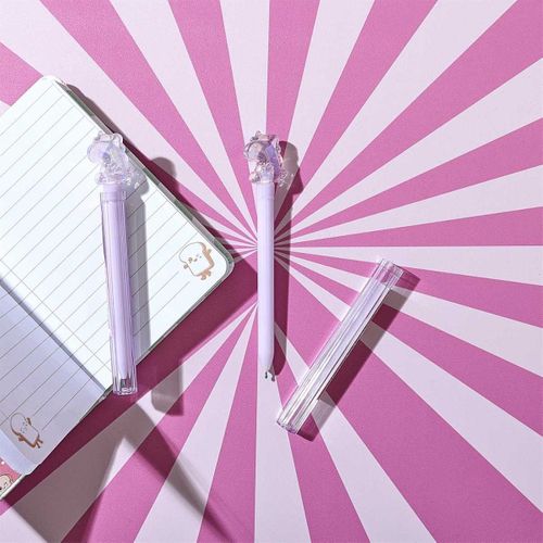 Lot De 2 Stylos Funny Kawaii Licorne -