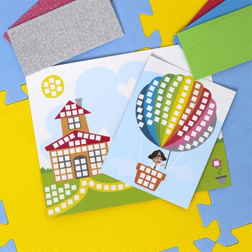 Coffret Mosaïques En Mousse Autocollantes -