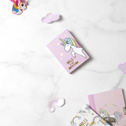 Notes Papier Adhésives Thème Licorne -