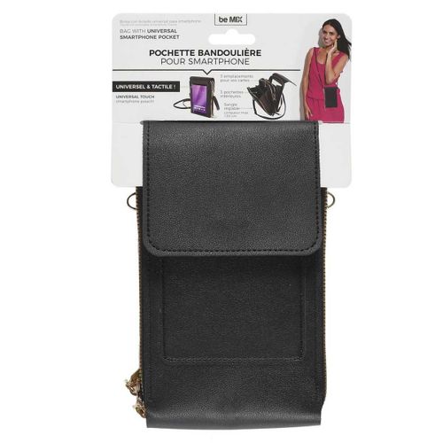 Pochette Bandoulière Avec 3 Emplacements Et 1 Pochette Tactile Pour Smartphone -
