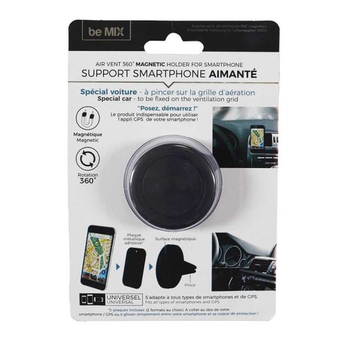 Support Smartphone Aimanté Spécial Voiture -
