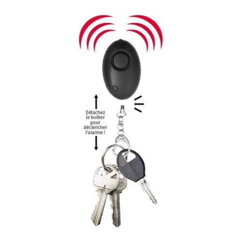 Porte Clé Alarme Personnelle Anti Agression -
