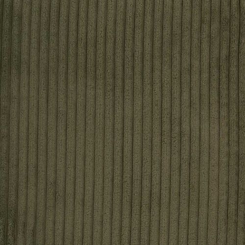 Amory - Pouf Coffre Pliable Côtelé Vert 38x38 Cm - Amory