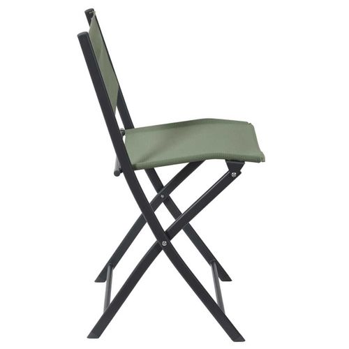 Lot De 4 Chaises De Jardin Pliantes Kaki - Sanae