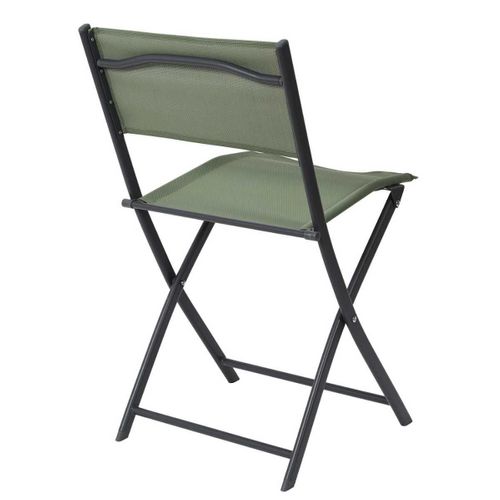 Lot De 4 Chaises De Jardin Pliantes Kaki - Sanae