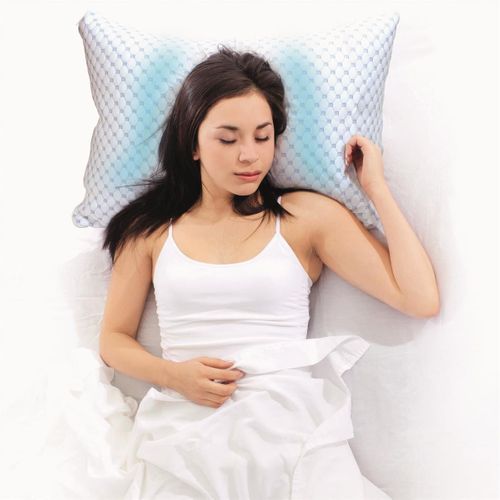 Oreillers En Fibre De Bambou Auto-rafraîchissant 68x50cm -