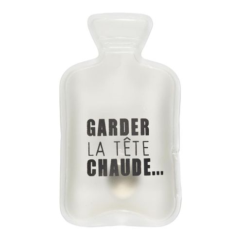 Bonnet Doublé Polaire Avec Chaufferette à Clic Intégrée Réutilisable -