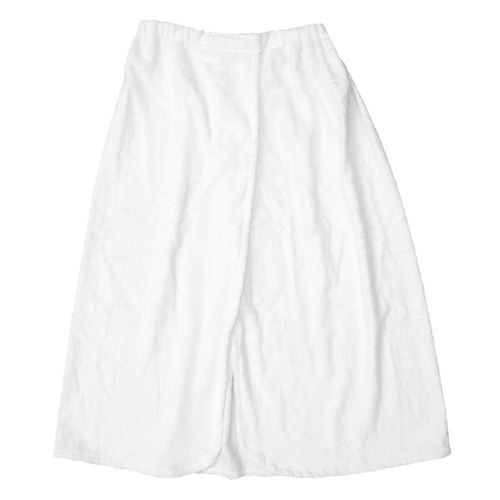 Sortie De Bain En Fibre De Bambou 70x140cm Blanc -