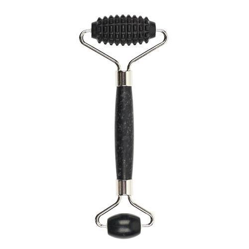 Rouleau De Massage Noir Pour Visage Et Cou En Jade -
