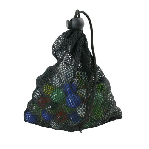 Sac De 100 Billes Multicolores En Verre -