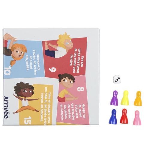 Jeu De Motricité "reproduire Les Mouvements" En Carton -