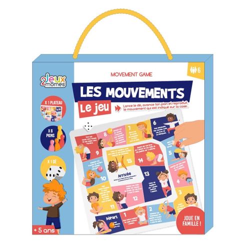Jeu De Motricité "reproduire Les Mouvements" En Carton -