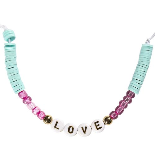 Boîte De 860 Perles Multicolores En Plastique Avec 9 M De Fil -