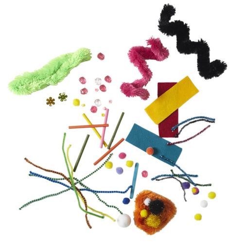 Coffret Diy De 150 Fils Chenilles Pour Réaliser Plusieurs Constructions Créatives -