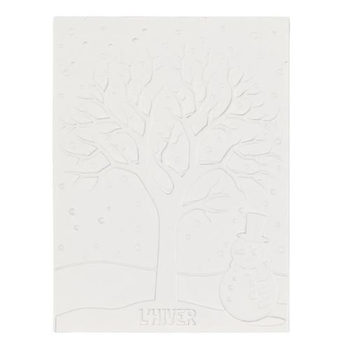 Set De 4 Peintures 3d Éducatives Sur Les Saisons Avec Son Pinceau Et Sa Peinture -