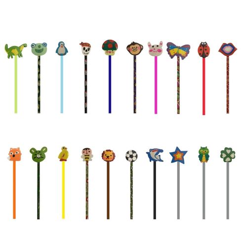 Kit Créatif Comprenant Un Cahier D'activités, 17 Crayons De Couleur, 3 Crayons à Papier Et Gommes -