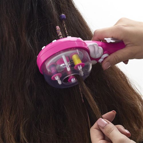 Appareil à Se Faire Des Tresses Brésiliennes Automatique Rose -