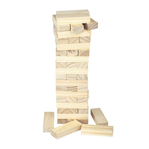 Jeu De La Tour Infernale 54 Pièces En Bois -