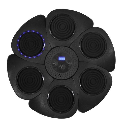 Machine De Boxe Murale Avec Enceinte Intégrée Et Une Paire De Gants Et 4 Bandes Auto-agrippantes -