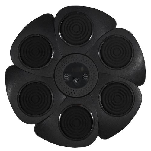 Machine De Boxe Murale Avec Enceinte Intégrée Et Une Paire De Gants Et 4 Bandes Auto-agrippantes -