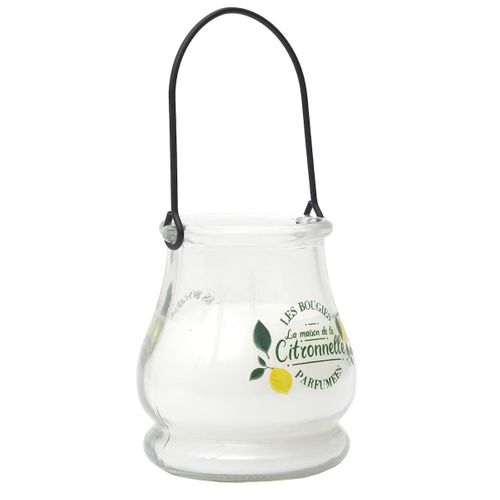 Bougie Électrique Citronnelle à Piles Avec 6 Couleurs Changeantes -