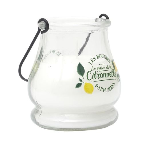 Bougie Électrique Citronnelle à Piles Avec 6 Couleurs Changeantes -