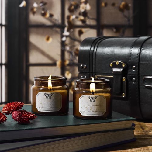 Coffret Diy Fabrication 2 Bougies Parfumées à L'ambre -