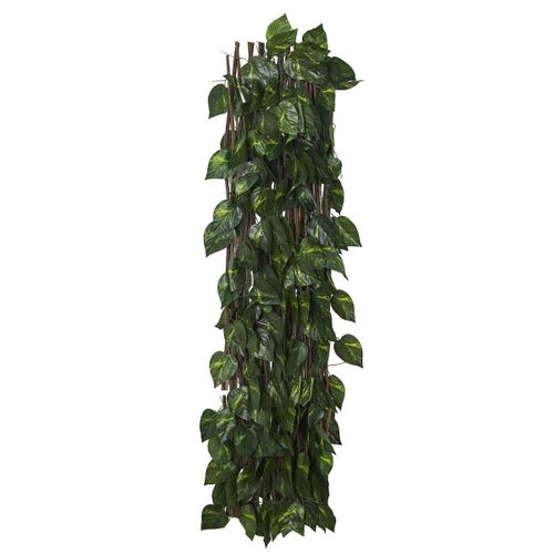 Treillis Artificiel Feuillage En Polyéthylène Vert 180x90cm -